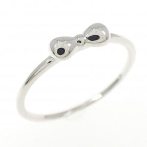 K18WG リボン リング