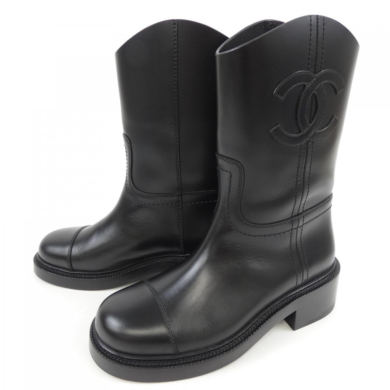 シャネル CHANEL SHORT BOOTS G45432B15283 ブーツ