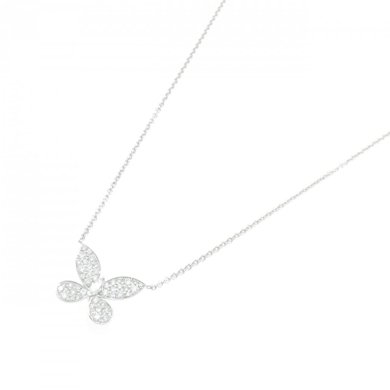 グラフ パヴェ バタフライ ミニ ネックレス