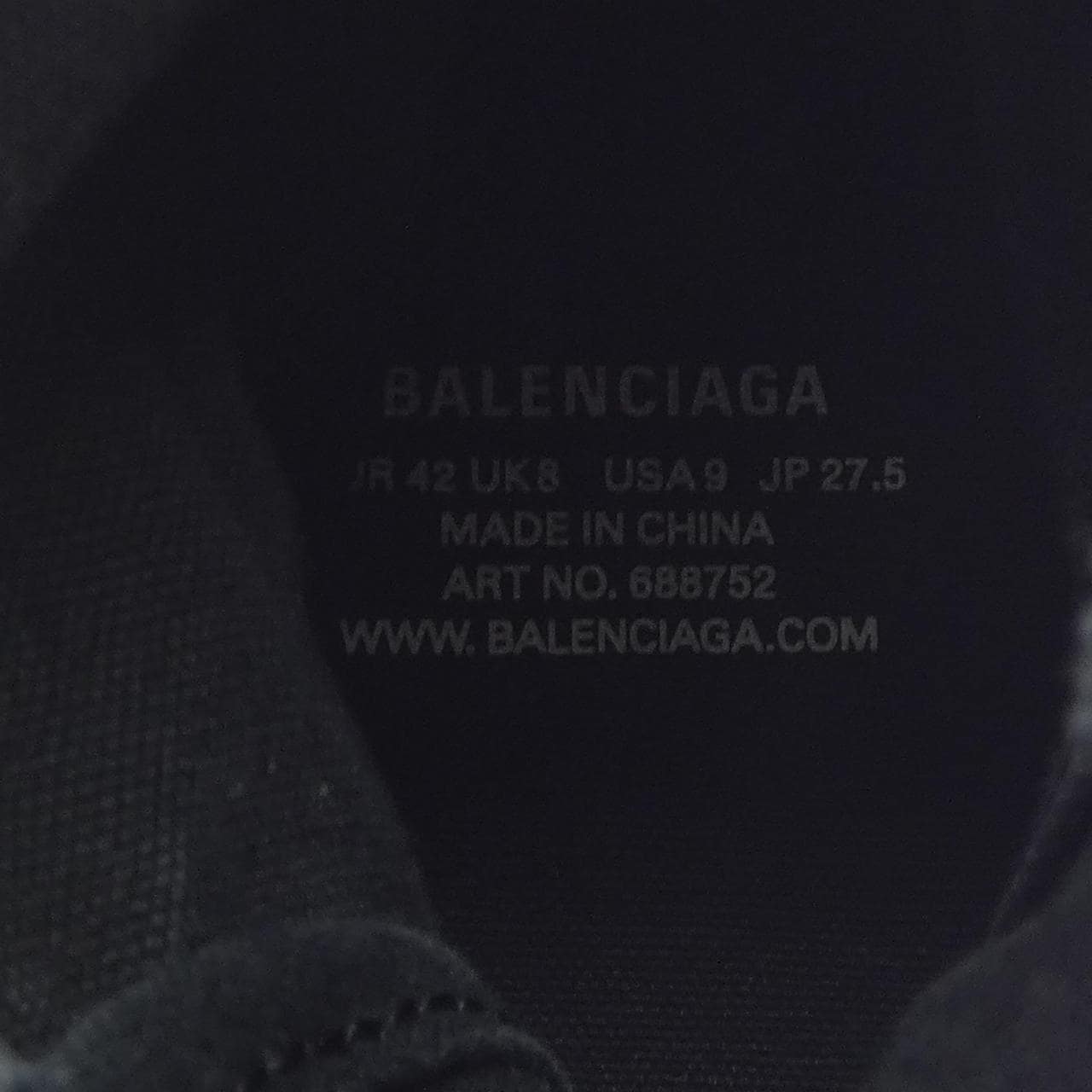 バレンシアガ BALENCIAGA 688752 W3RCQ スニーカー