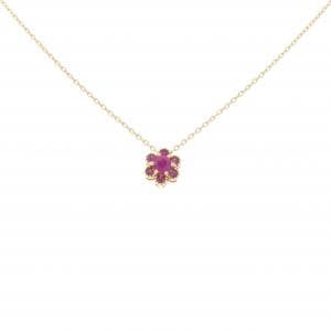ポンテヴェキオ ルビー ネックレス 0.12CT