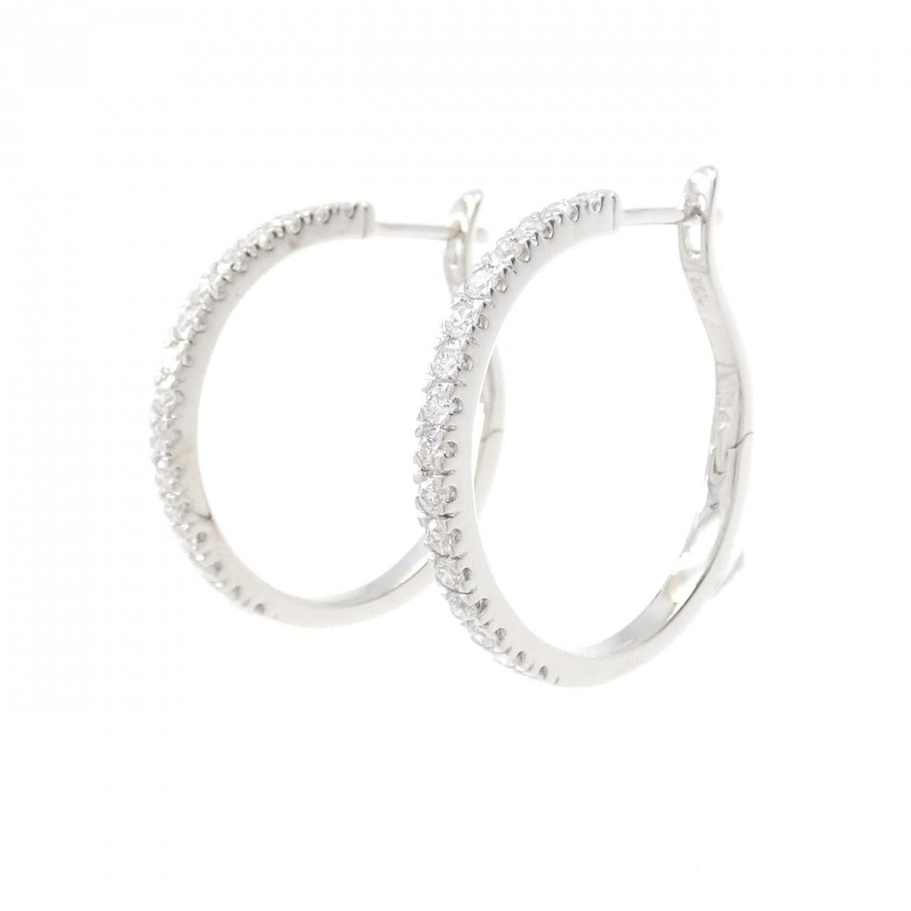 750WG Diamond Earrings 0.68CT