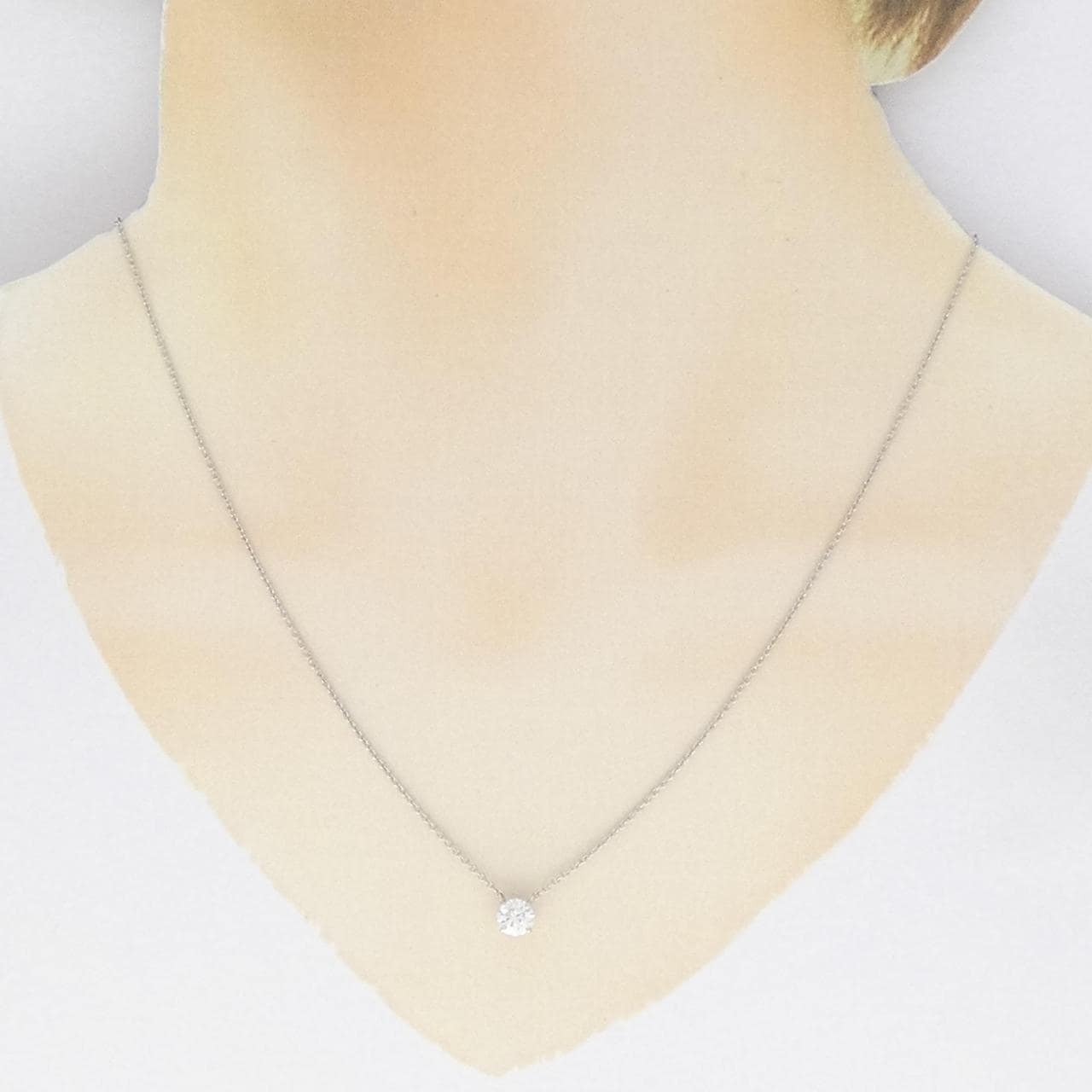 HARRY WINSTON Diamond Necklace 0.55CT E VS2 EXT