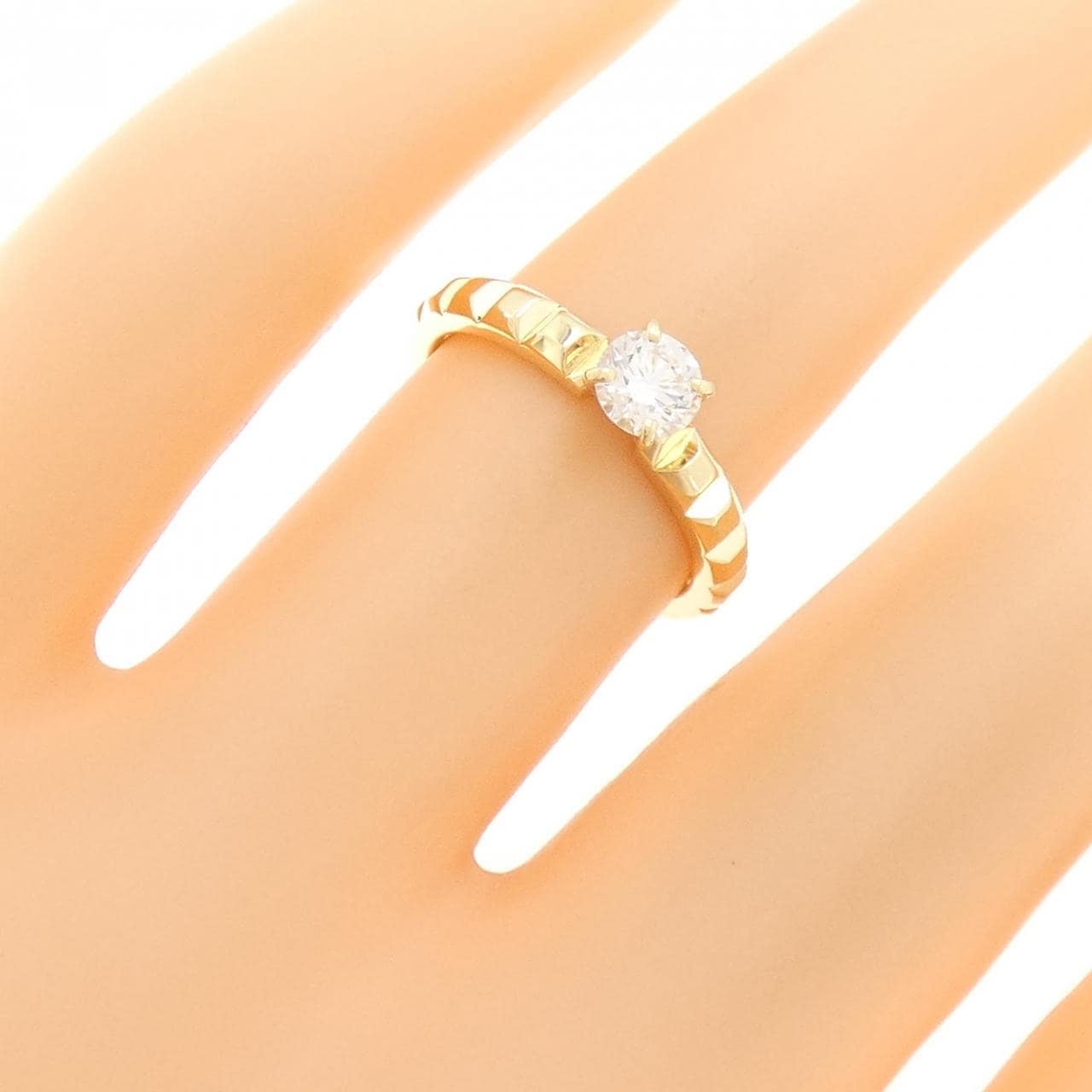 Boucheron de Paris Solitaire Ring 0.34CT E VVS1 3EXT