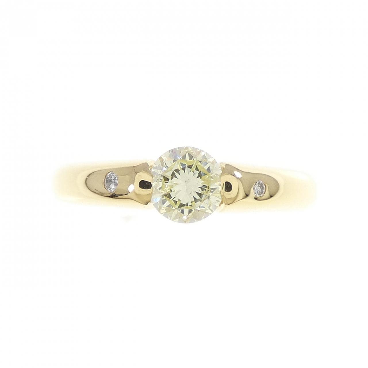 K18YG ダイヤモンド リング 0.536CT