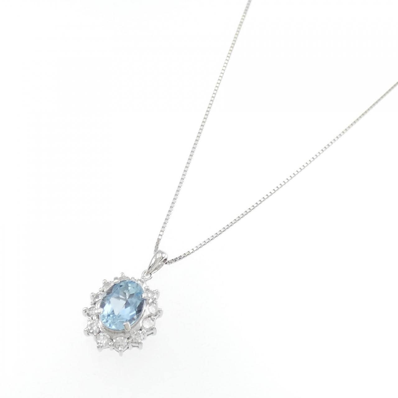 PT Aquamarine Necklace 1.75CT
