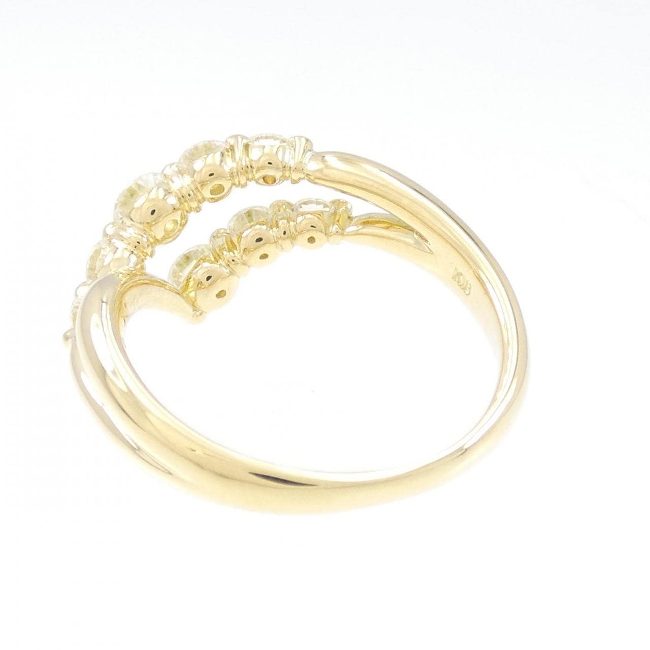 K18YG ダイヤモンド リング 0.72CT