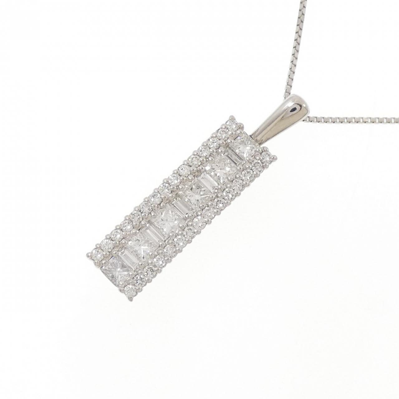 PT900/PT850 ダイヤモンド ネックレス 1.07CT