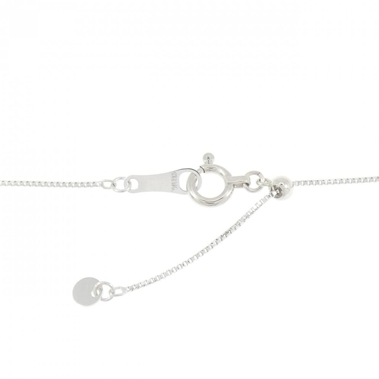 K18WG ダイヤモンド ネックレス 0.25CT