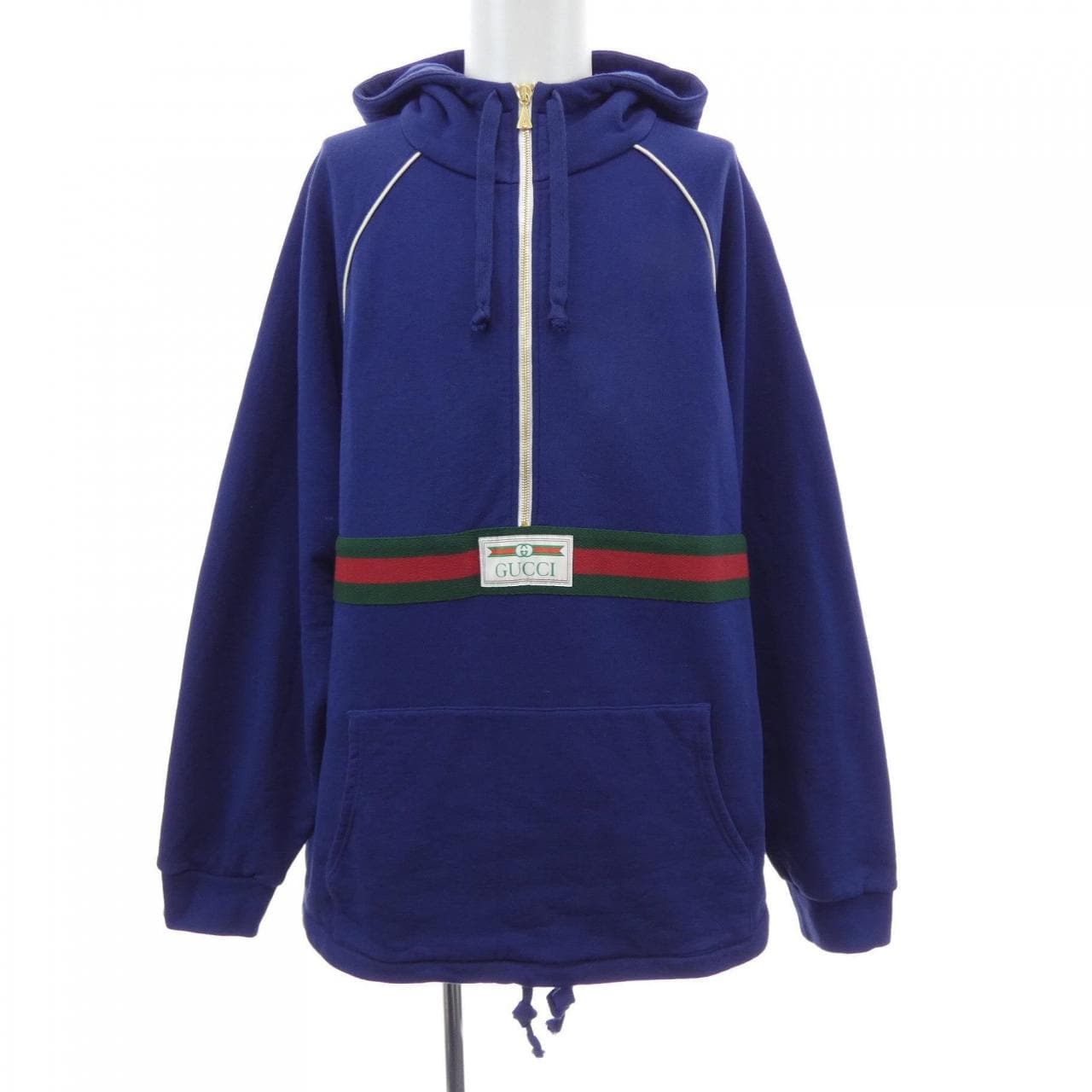 グッチ GUCCI ウェブ&GUCCIラベル付きスウェットシャツ 645320 XJDAK パーカー