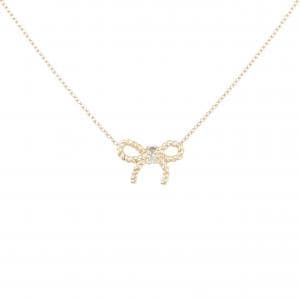 Samantha Tiara Ribbon White Sapphire Necklace