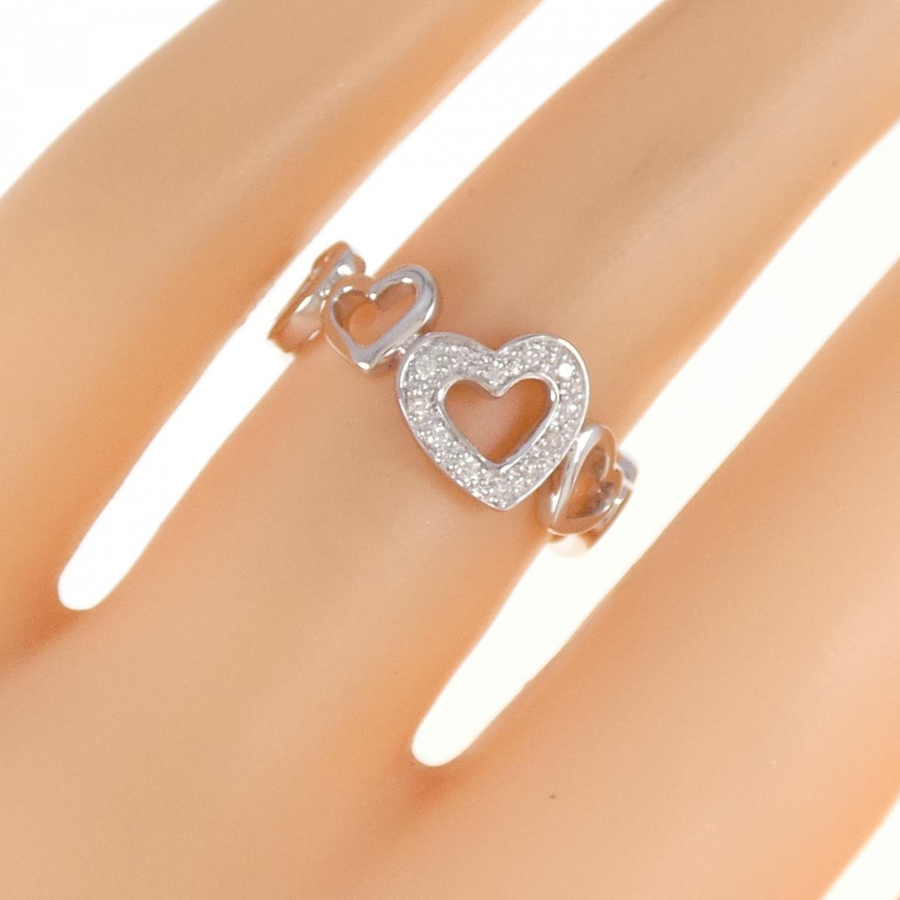 PONTE VECCHIO心形钻石戒指 0.06CT