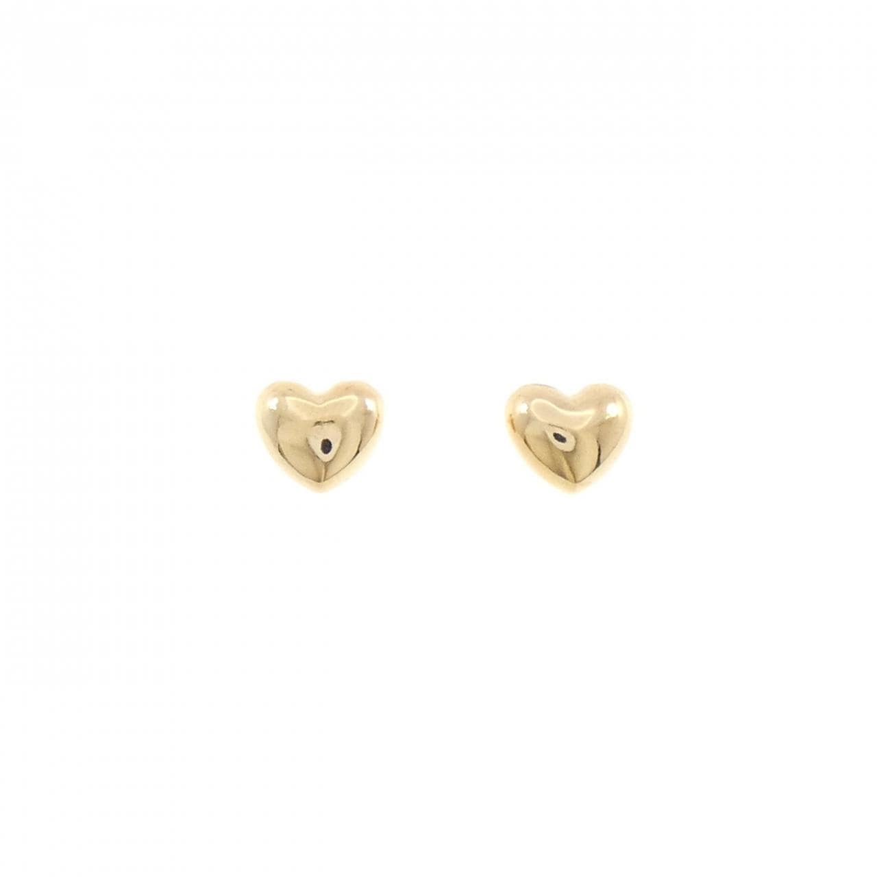 K18YG ハート ピアス