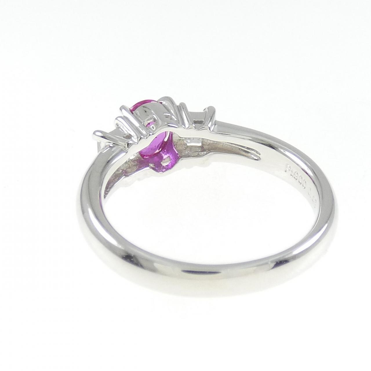 PT ルビー リング 0.46CT
