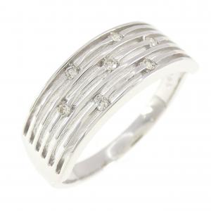 K18WG ダイヤモンド リング 0.08CT