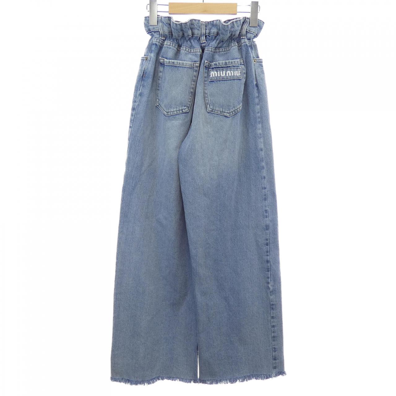 ミュウミュウ MIU MIU アイコニック デニム GWP333 1SXP ジーンズ
