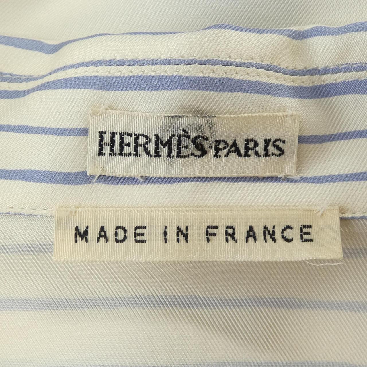 【ヴィンテージ】エルメス HERMES ツイルレーヌ. シャツ