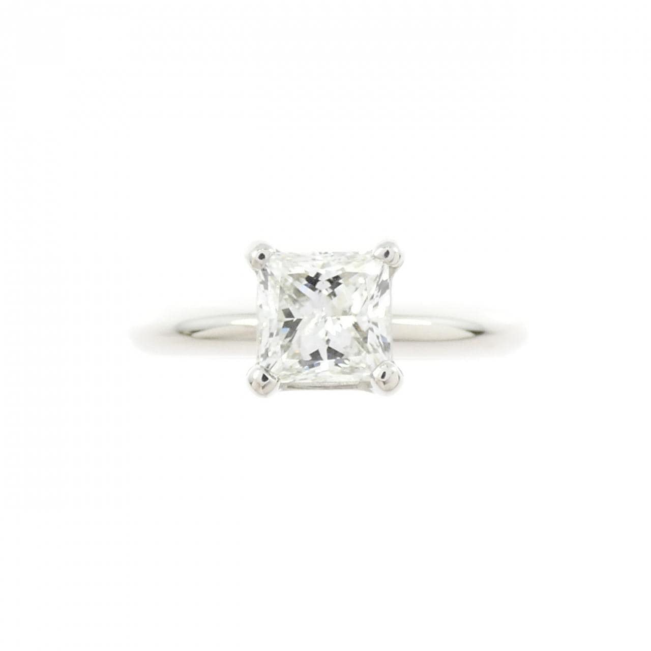 PT950 ダイヤモンド リング 1.004CT H SI2 ファンシーカット