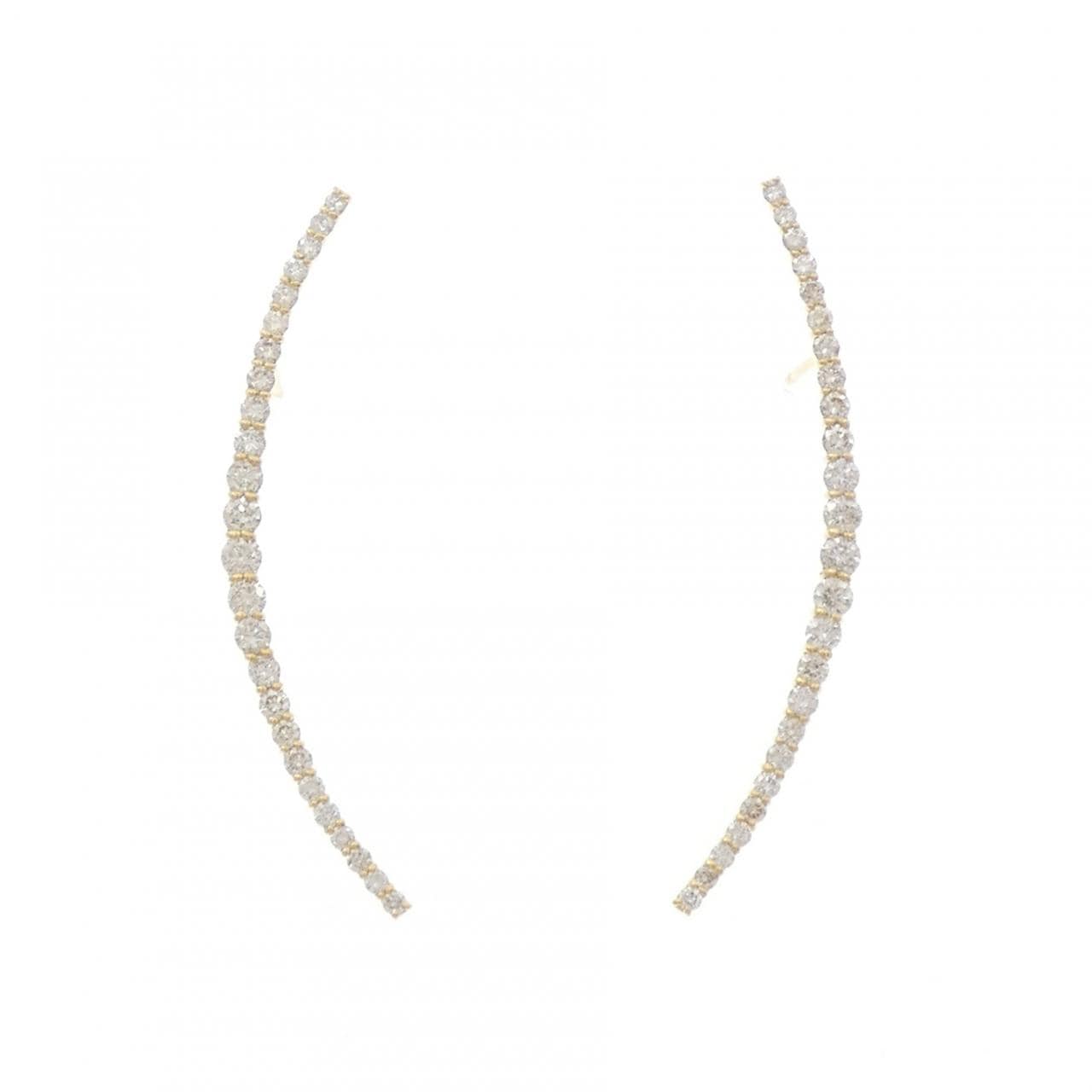 K18YG ダイヤモンド ピアス 1.10CT