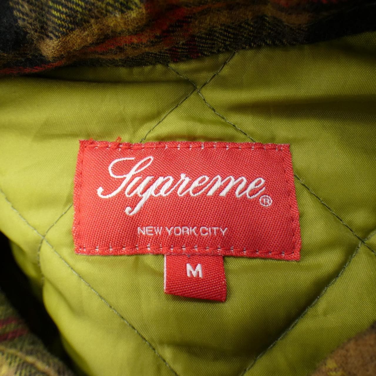 シュプリーム SUPREME Quilted Plaid シャツ