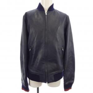 グッチ GUCCI ウェブストライプ レザーボンバージャケット 793726 XNA3M レザージャケット