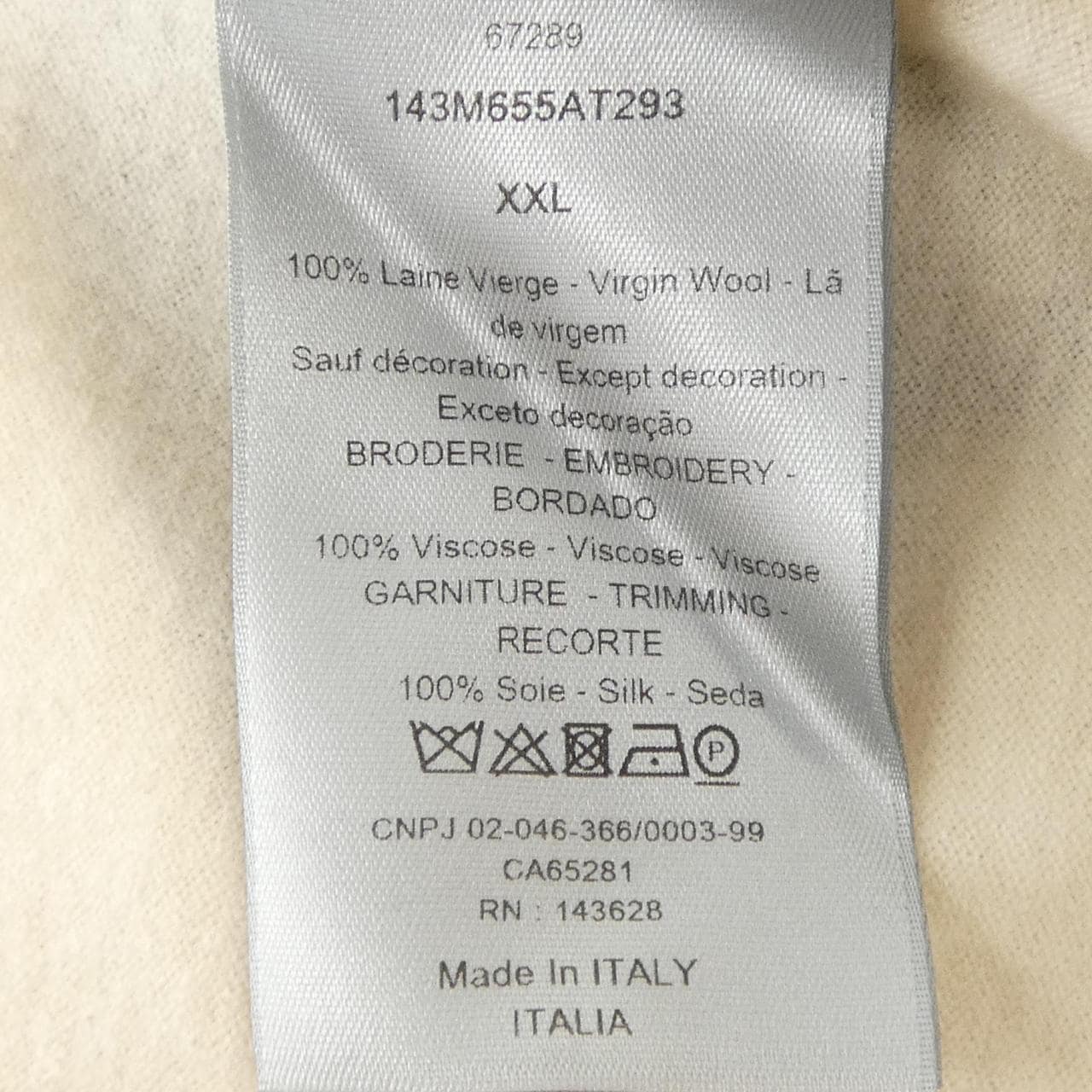 ディオール DIOR 143M655AT293 ニット