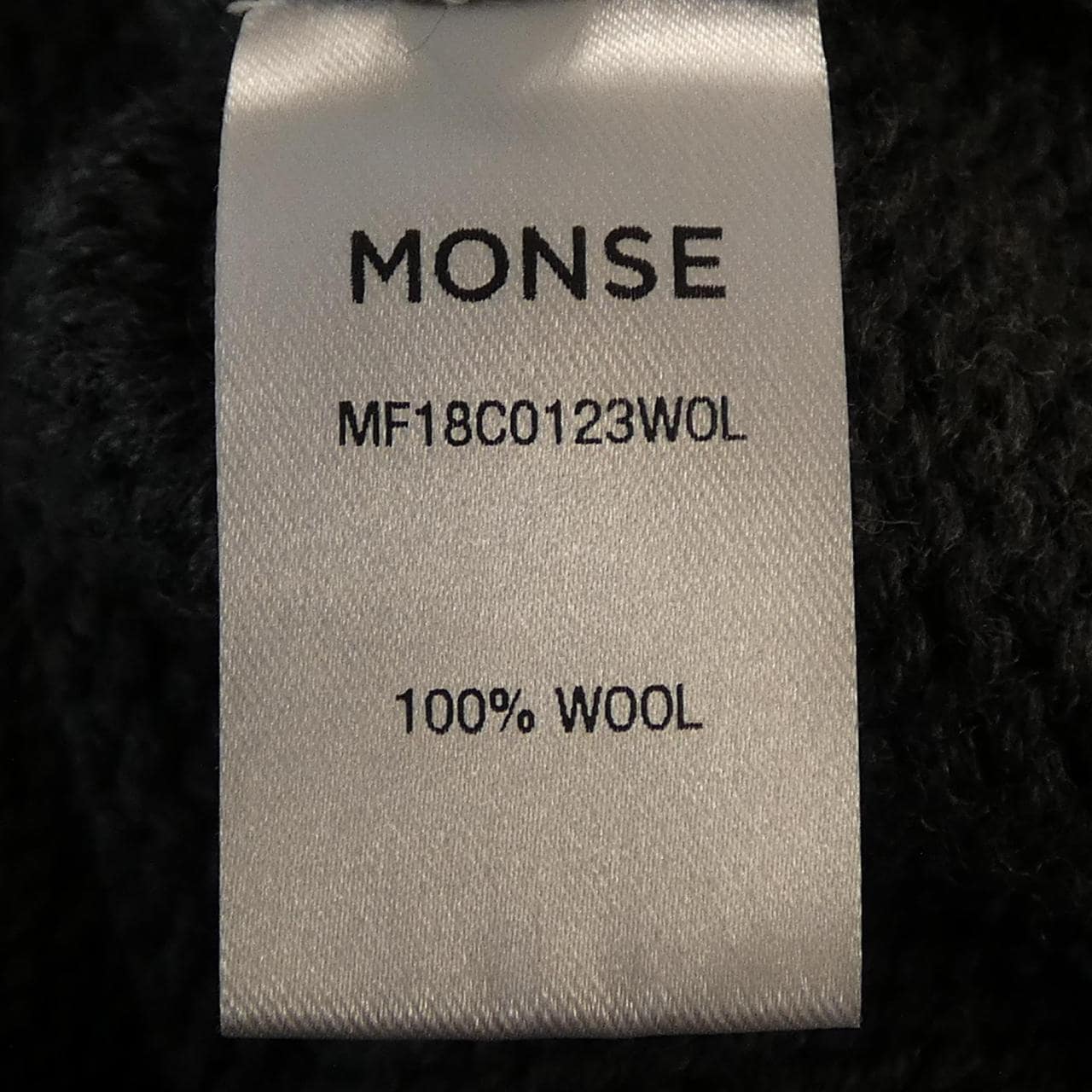 モンス MONSE MF18C0123WOL ニット