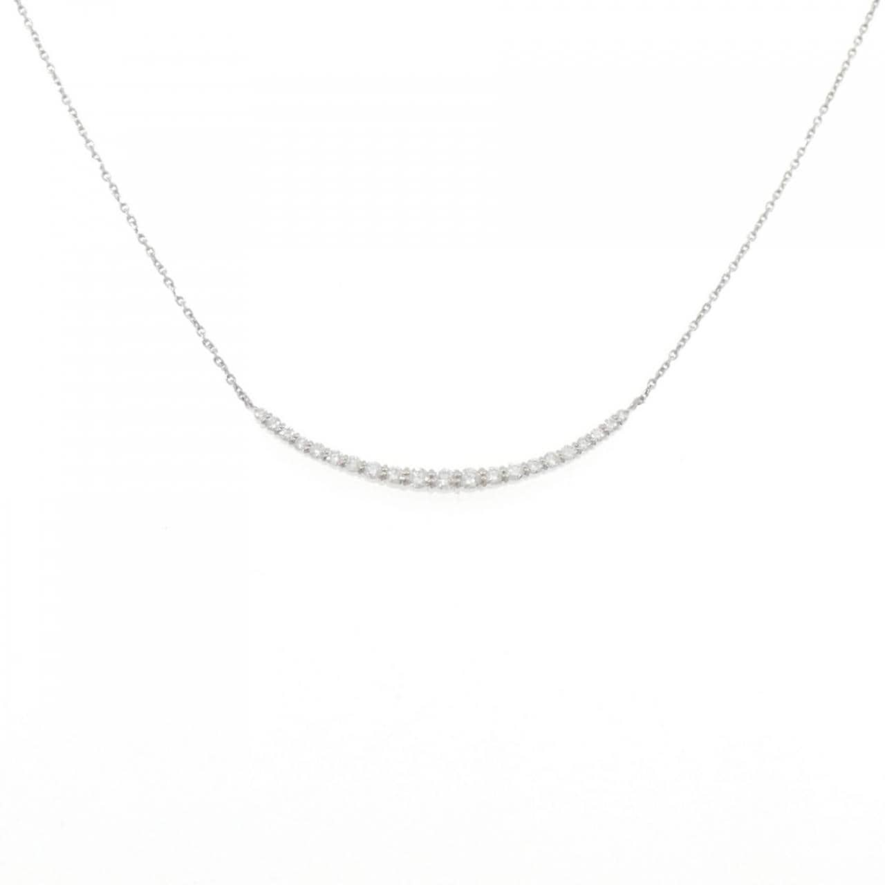 PT900/PT850 ダイヤモンド ネックレス 0.30CT