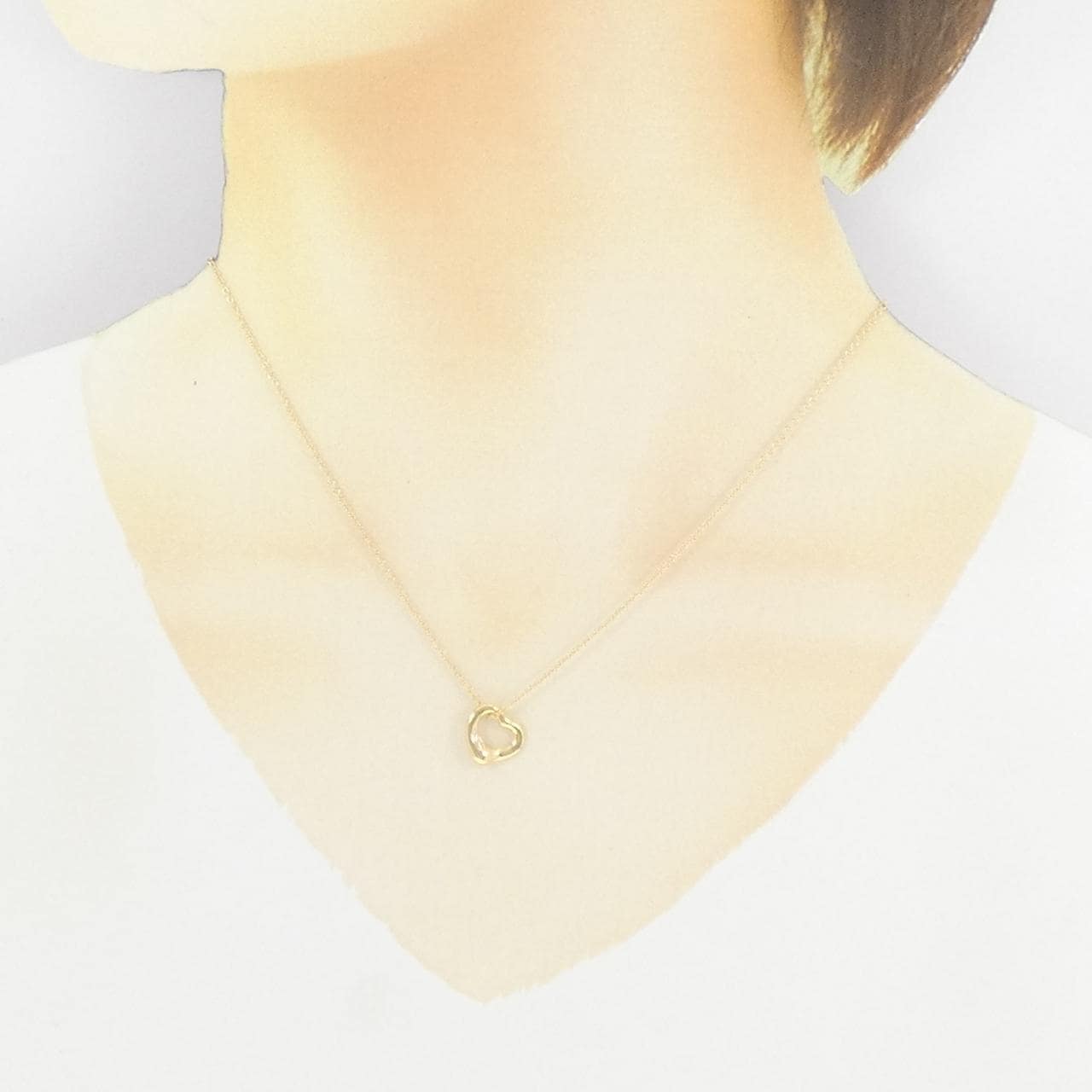 TIFFANY open heart项链