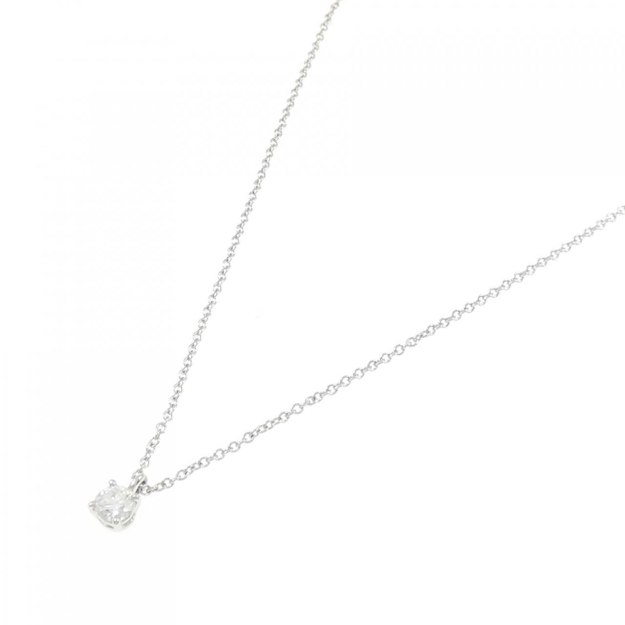 ティファニー ソリティア ネックレス 0.19CT J VVS2 EXT