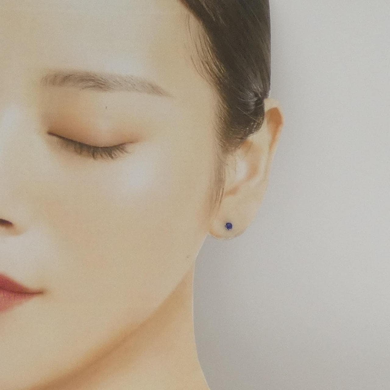 PT900 サファイヤ ピアス 0.22CT