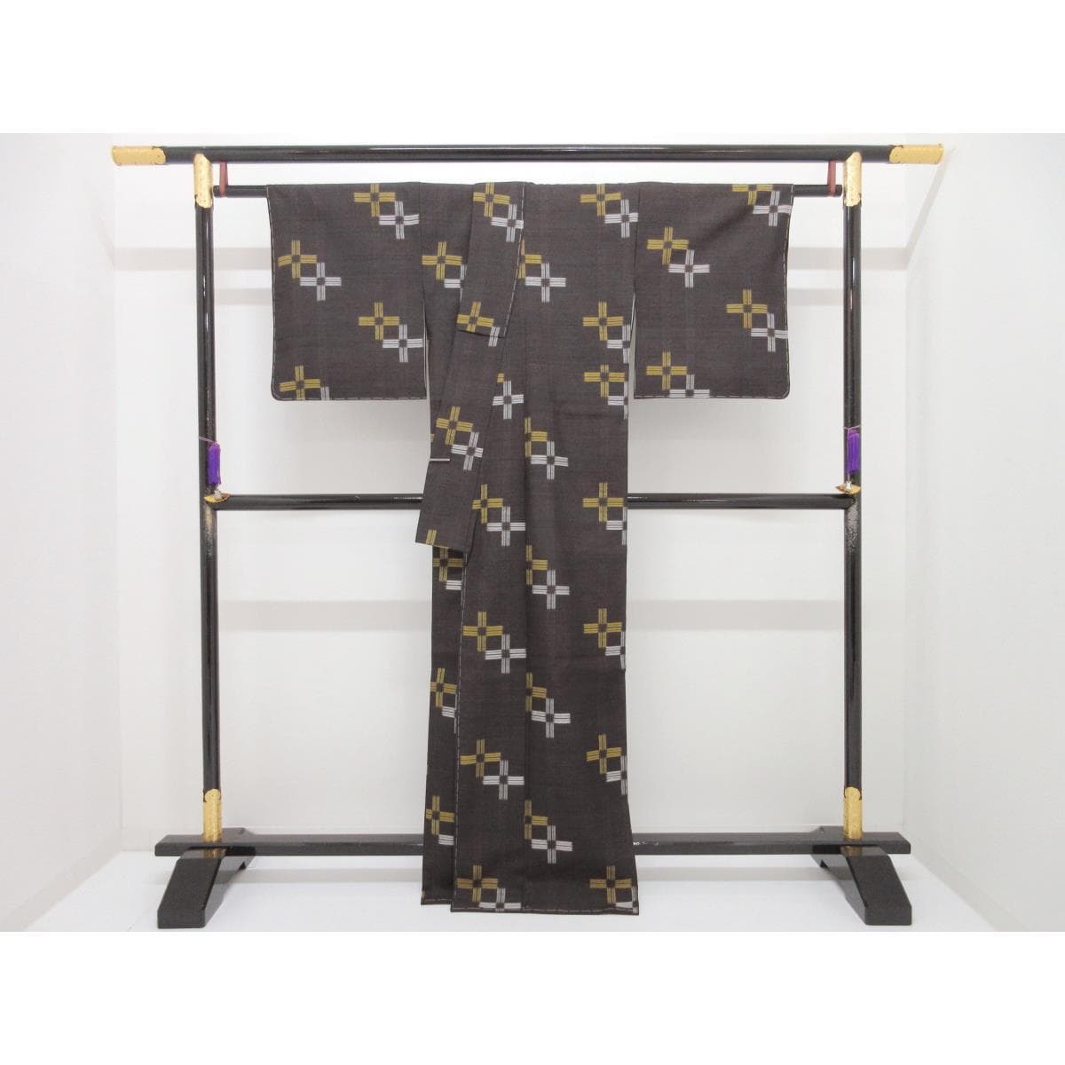 【未使用品】紬　【久米島紬】