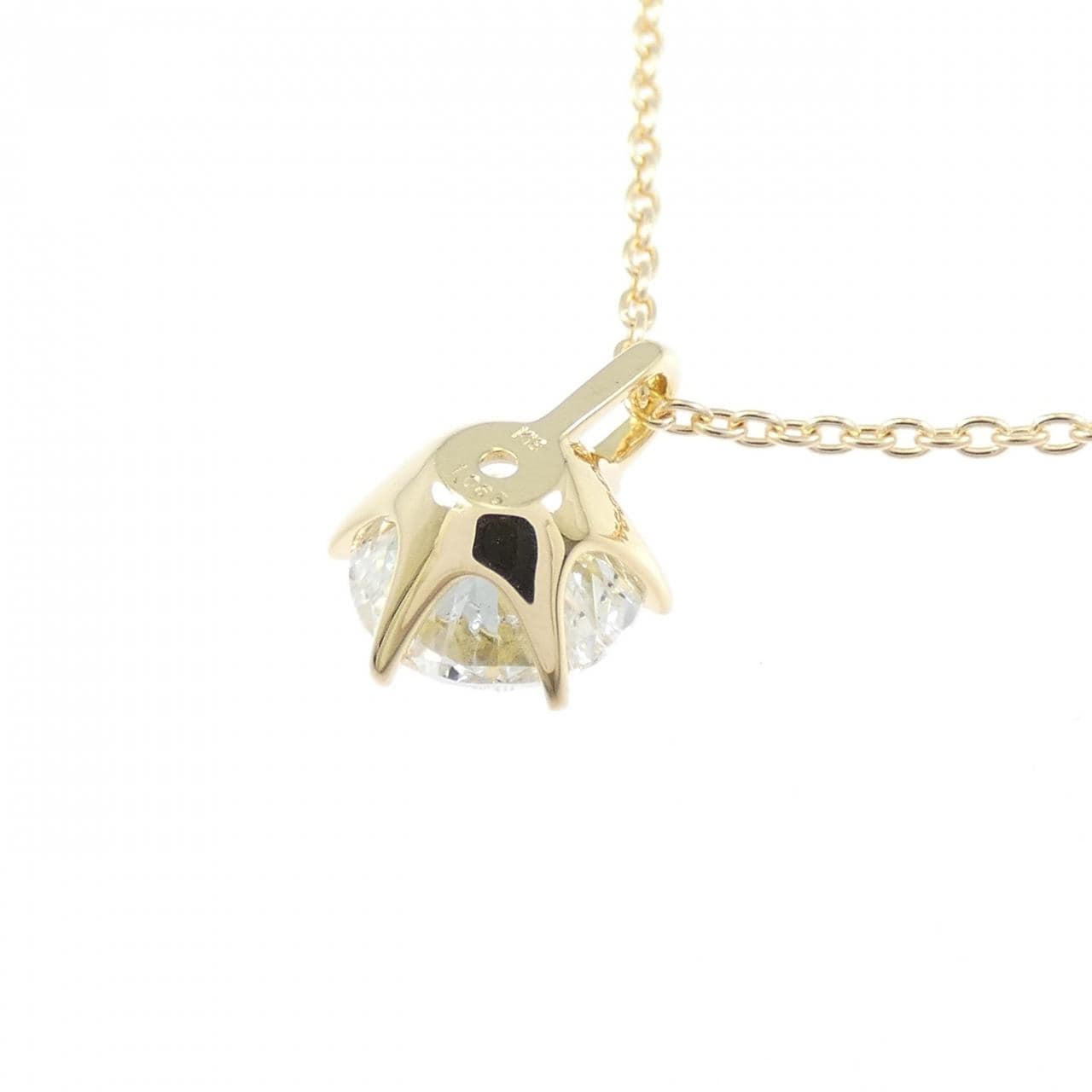 【リメイク】K18YG ダイヤモンド ネックレス 1.065CT I I1 VG