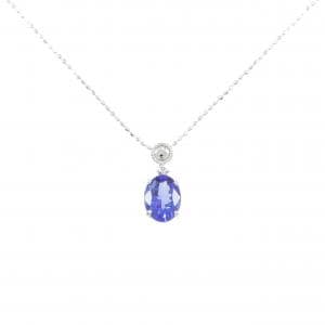 K18WG タンザナイト ネックレス 1.11CT