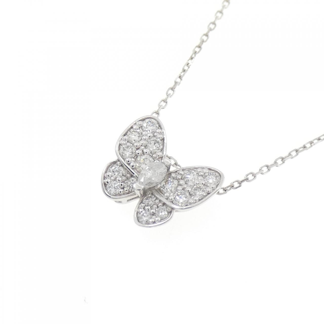 PT900/PT850 蝴蝶钻石项链 0.30CT