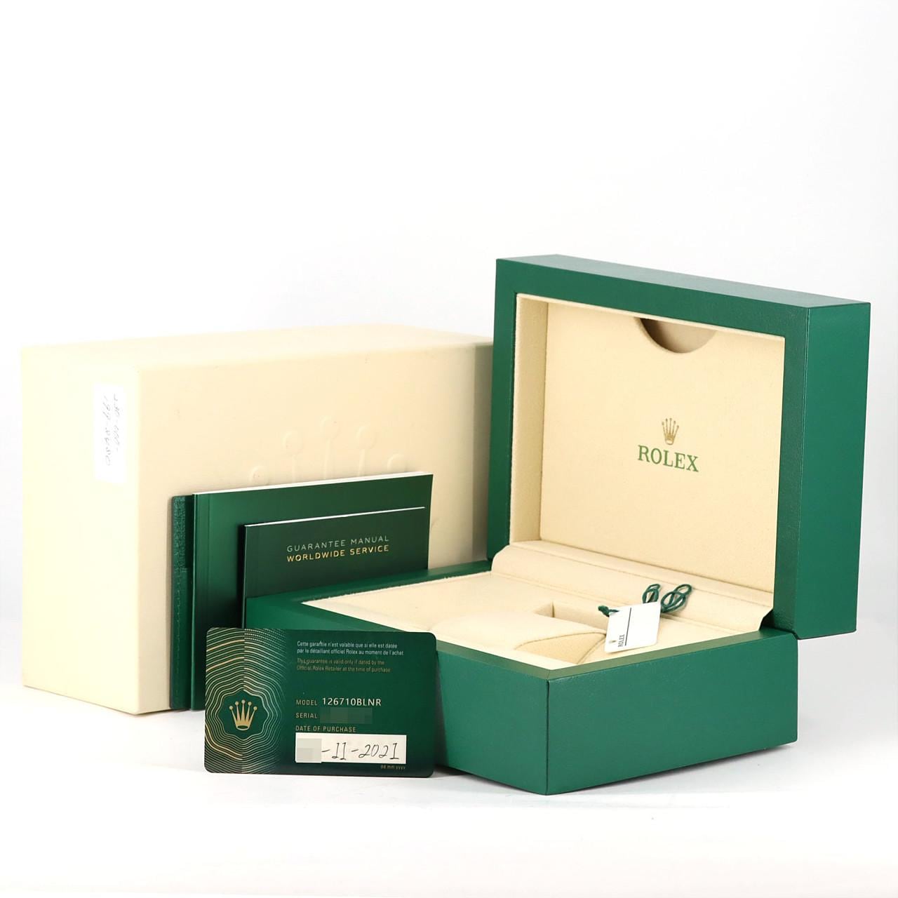 ロレックス GMTマスターⅡ 126710BLNR･3 SS 自動巻 ランダム番