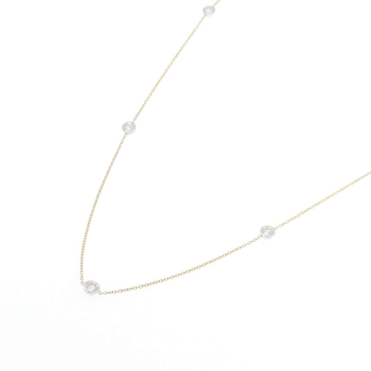 14KTWG/14KTYG ダイヤモンド ネックレス