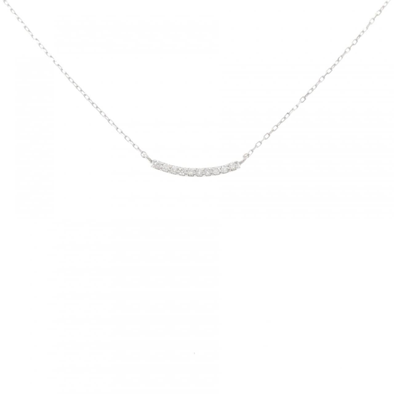 K10WG ダイヤモンド ネックレス 0.05CT