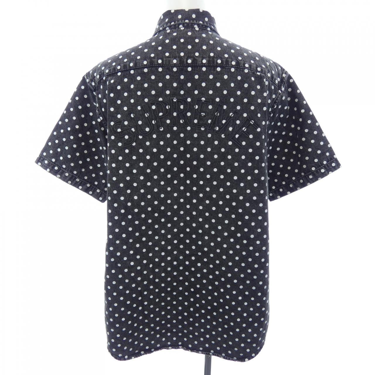 シュプリーム SUPREME POLKA DOT DENIM S／Sシャツ