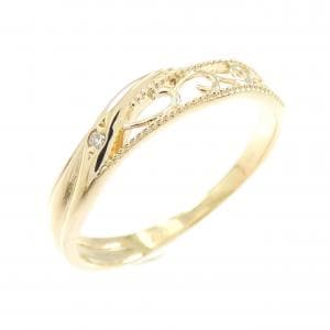 K18YG ダイヤモンド リング 0.01CT