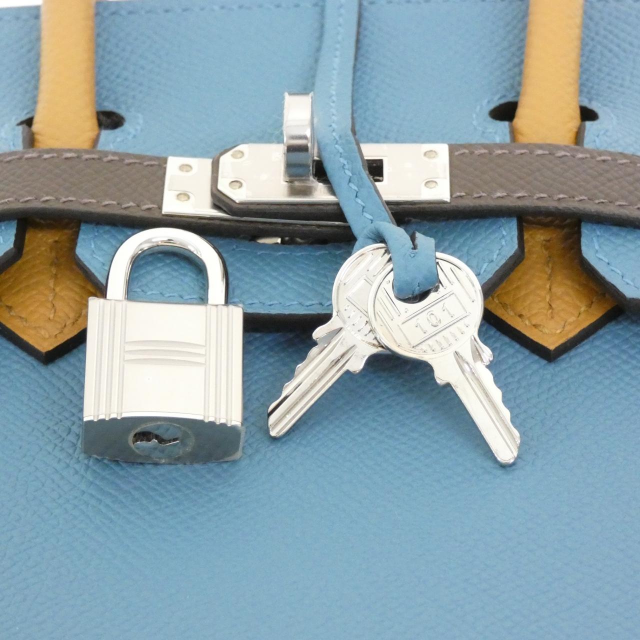 【未使用品】エルメス バーキン トリコロール 25cm 084680CK バッグ