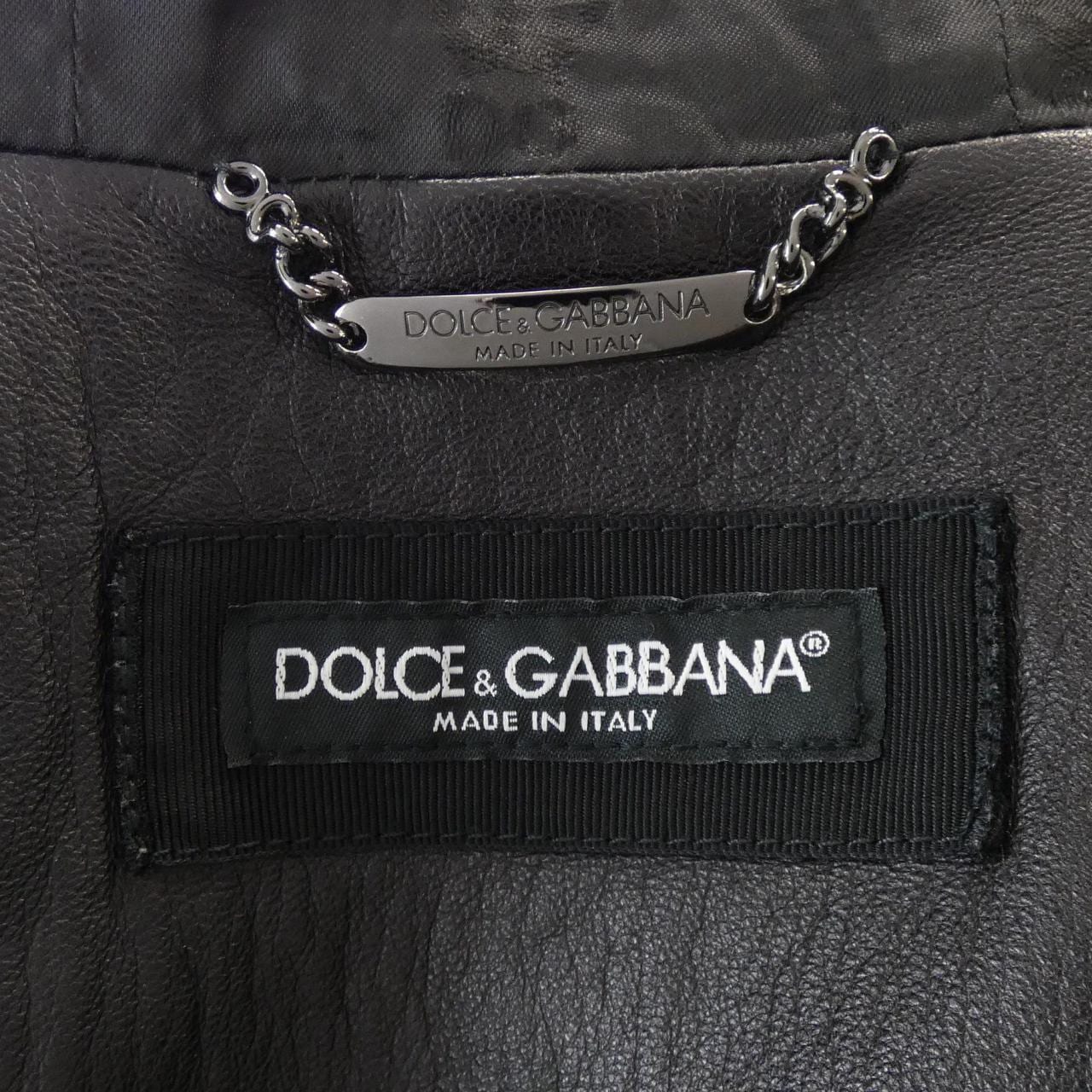 ドルチェアンドガッバーナ DOLCE&GABBANA レザージャケット