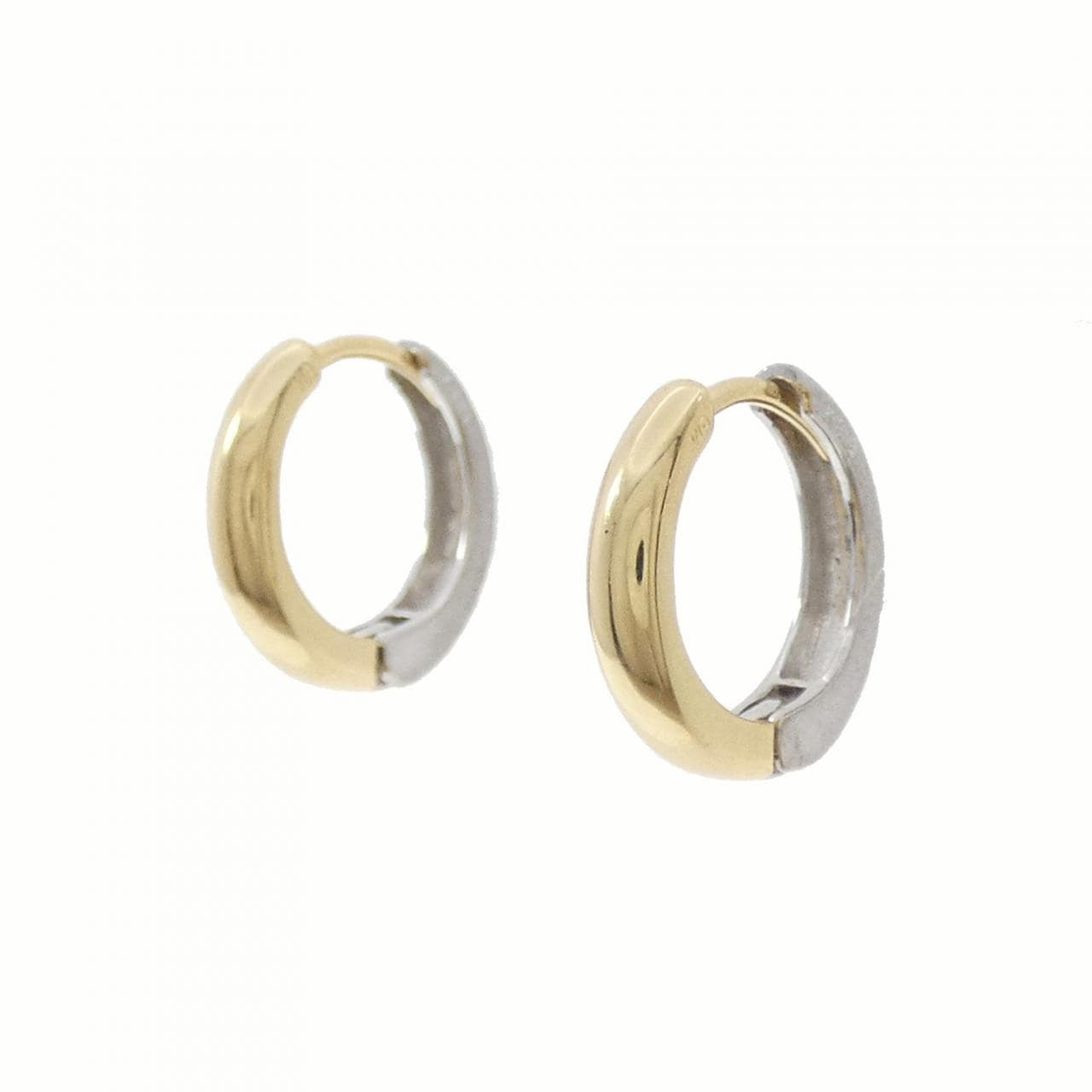 K18YG/K18WG earrings