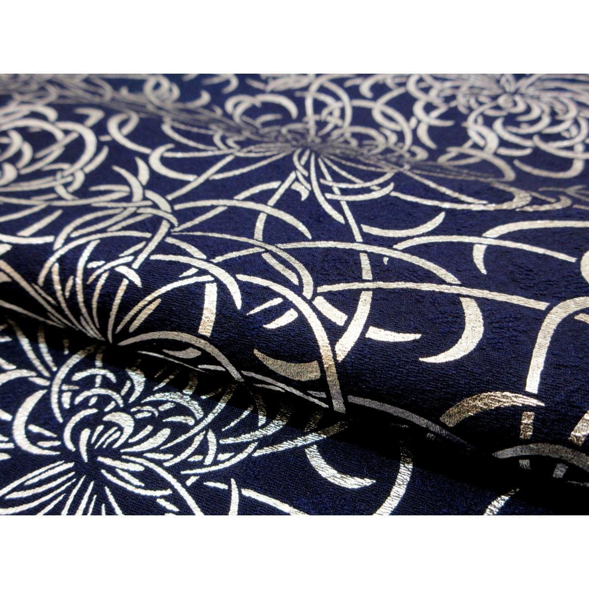 【未使用品】着尺反物　銀彩加工