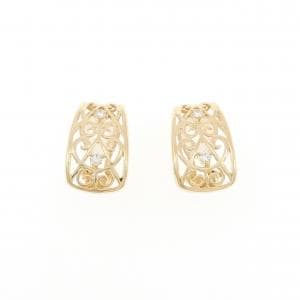 タサキ ダイヤモンド イヤリング 0.12CT