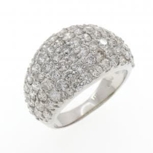 PT900 パヴェ ダイヤモンド リング 3.00CT