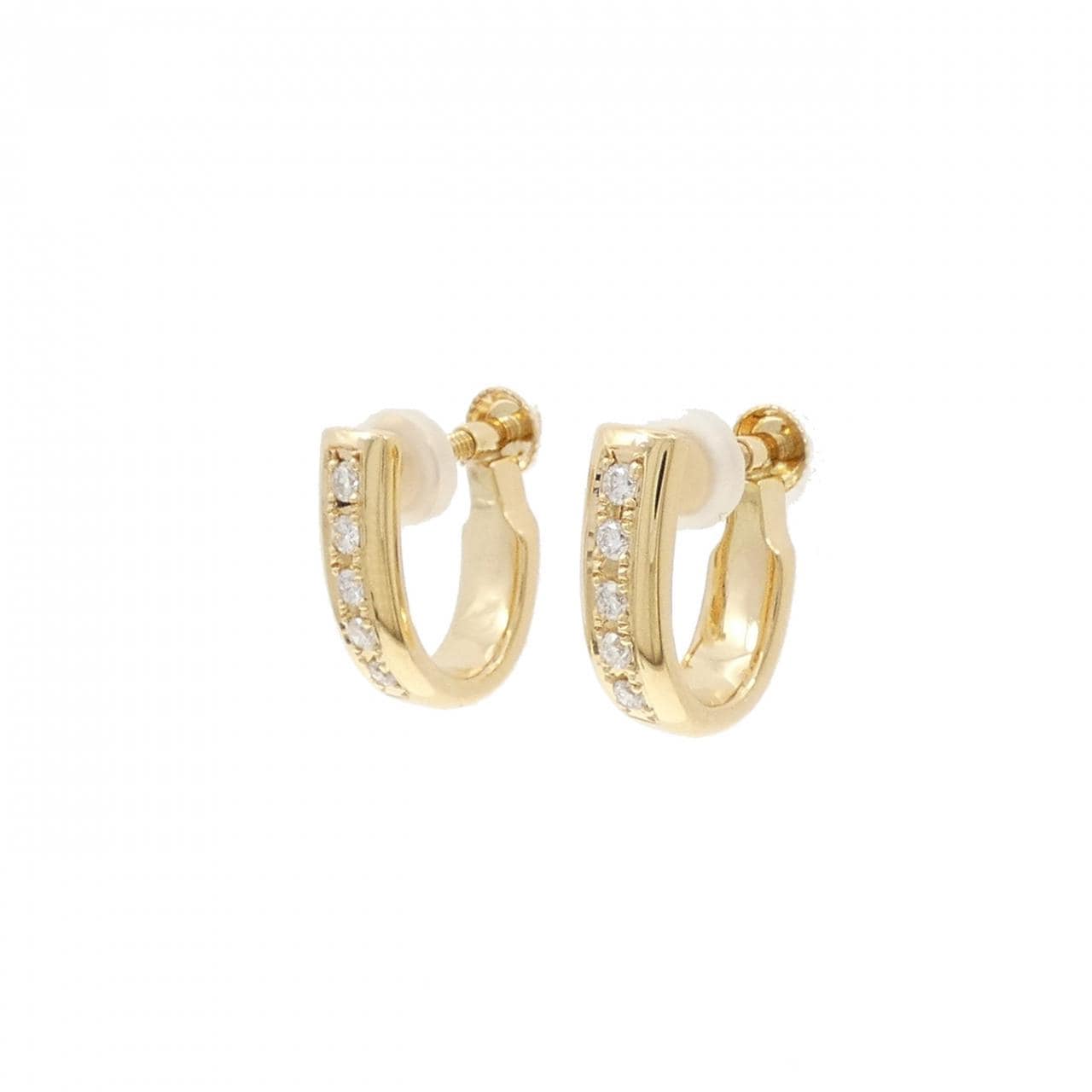 K18YG ダイヤモンド イヤリング 0.20CT