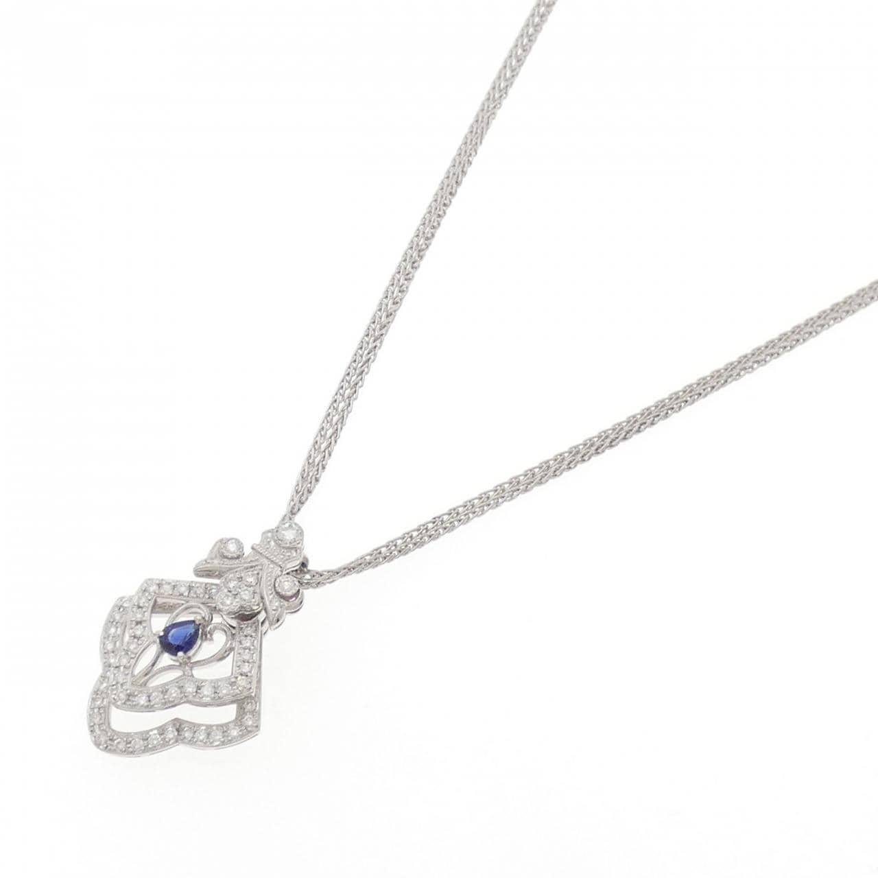 ウォルサム サファイヤ ネックレス 0.30CT