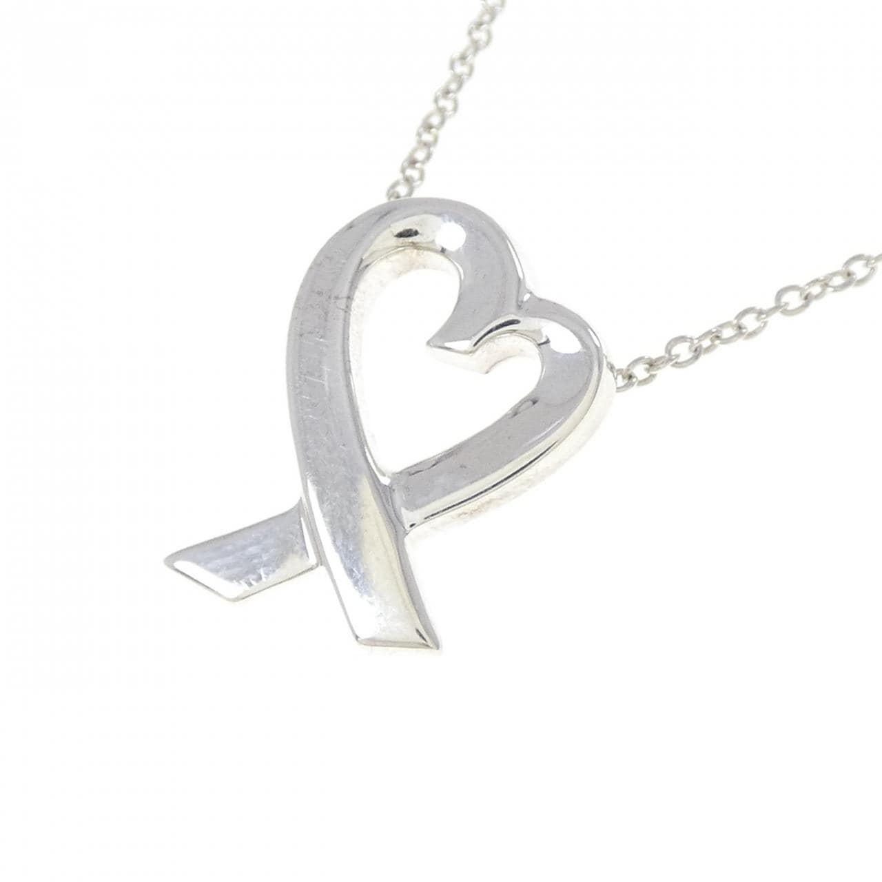 ティファニー ラビングハート スモール ネックレス