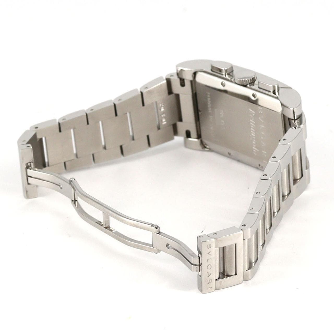 [無維修減價] BVLGARI Lettangolo Chronograph RTC49S/RTC49BRSSD SS石英